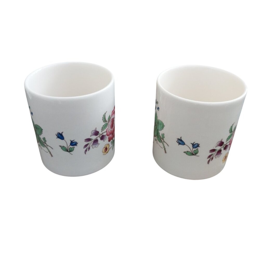 Spode Marlborough Sprays Mug Bundle Set of 4 Like New Cream with Floral Design - Picture 8 of 14